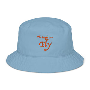 Open image in slideshow, The People Can Fly organic bucket hat
